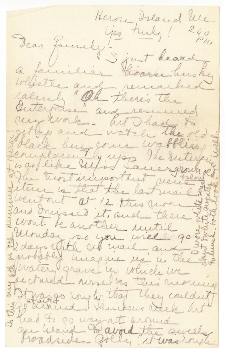 Letter page 1